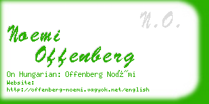 noemi offenberg business card